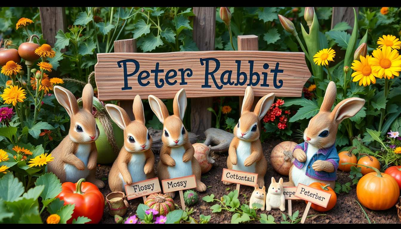 Pets Peter Rabbit Peter Rabbit Characters: Names of All Rabbits Explained ...